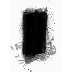 黑色墨迹剪切蒙版