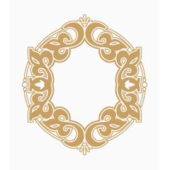 精美欧式花纹边框