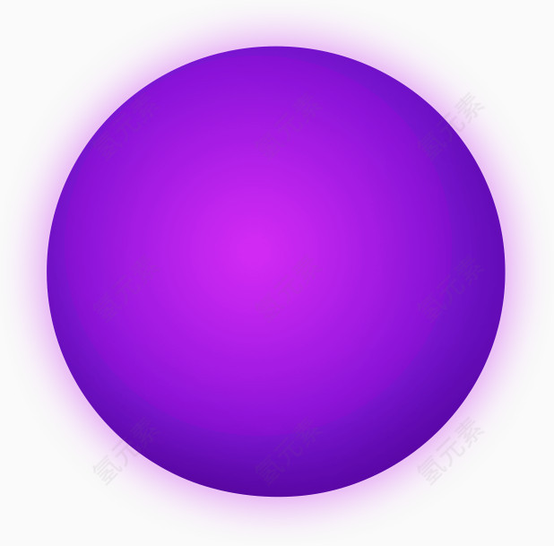 蓝紫色圆形