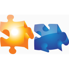 矢量图两块拼接块