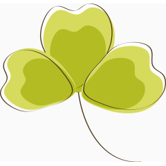 卡通手绘三叶草