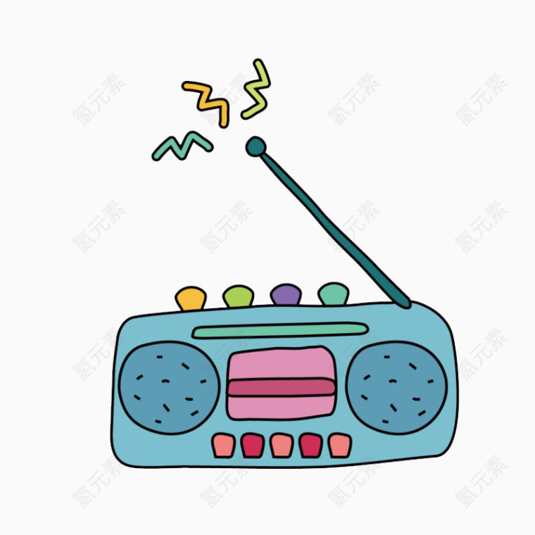 卡通收音机