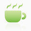 咖啡super-mono-green-icons