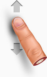 手势幻灯片人的手指手势包