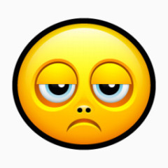 笑脸悲伤的图标