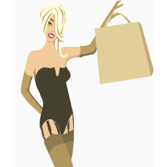 购物美女