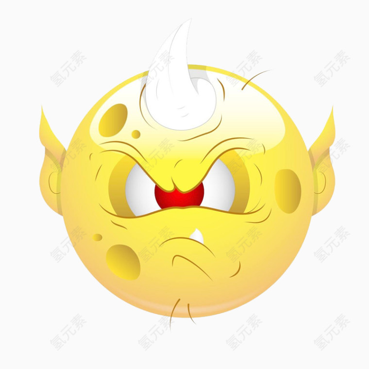 生气发怒的表情