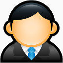 用户执行蓝色帐户简介人人类软屑