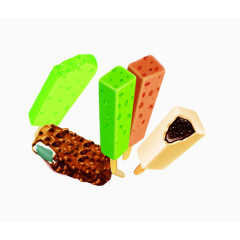 各种口味的棒冰素材图片