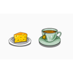 手绘下午茶