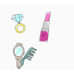 卡通梳洗打扮套装