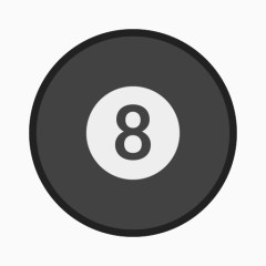 球博拉八斯诺克运动球图标