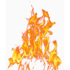 透明分层熊熊烈火