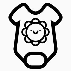 宝宝出行日可爱小背心