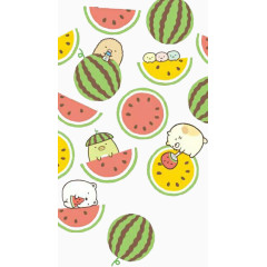 卡通水果背景图片素材