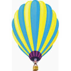 彩色热气球高清png