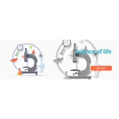 科学生活矢量素材