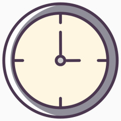 约会时钟时钟面会议时间表时间看线的颜色组合2