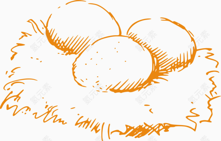 手绘鸡蛋