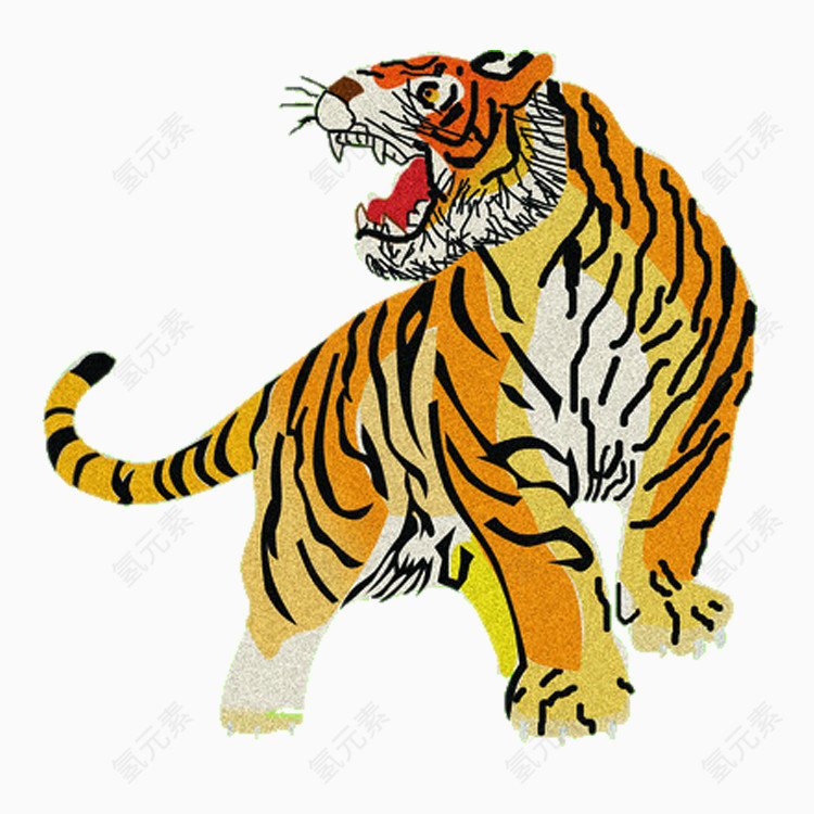老虎免抠PNG图片素材