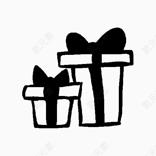 圣诞礼物盒子图标