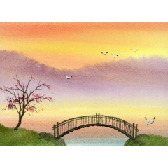 清幽脱俗水乡风景