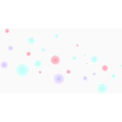 粉色系列圆球漂浮