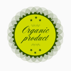 绿色食品装饰标签