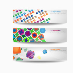 绚彩方块背景图片