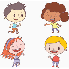 卡通男女人物形象