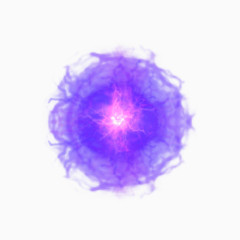 紫色能量光效