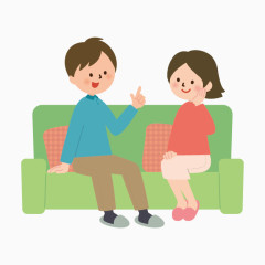 白领手绘人物素材