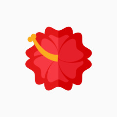 卡通热带植物花卉