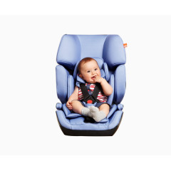 蓝色儿童安全椅