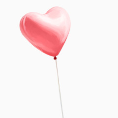 卡通手绘心形气球