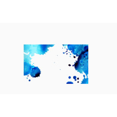 时尚墨迹名片底纹