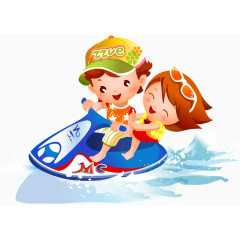 儿童运动水上摩托