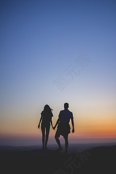 夫妇,男子,女子,两,一起,牵手,返回页首,高峰,首脑会议,寻找,查看