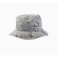 男宝宝印花牛仔帽棉