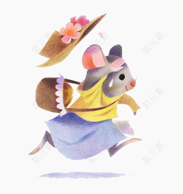 满头大汗的老鼠再