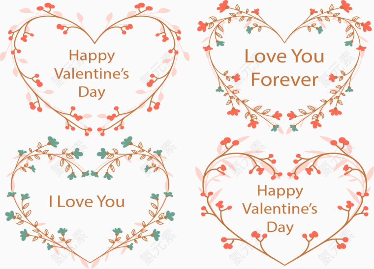 小清新爱情花环