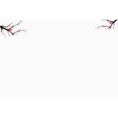 春节装饰梅花免抠图素材