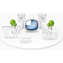 卫星与电视素材图片