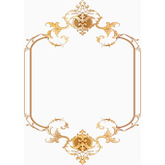 矢量手绘欧式花纹边框