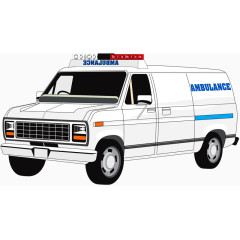 白色的警车