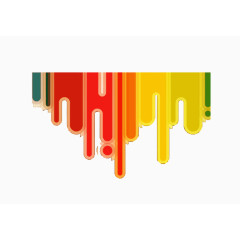 矢量流淌的彩虹