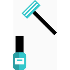 矢量美容美发工具