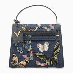 华伦天奴蝴蝶刺绣包正面图