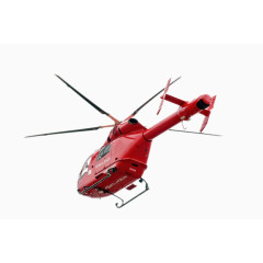 红色医疗直升机