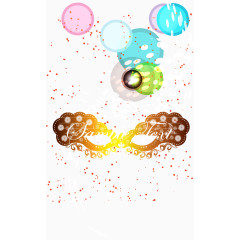 装饰金黄色面具